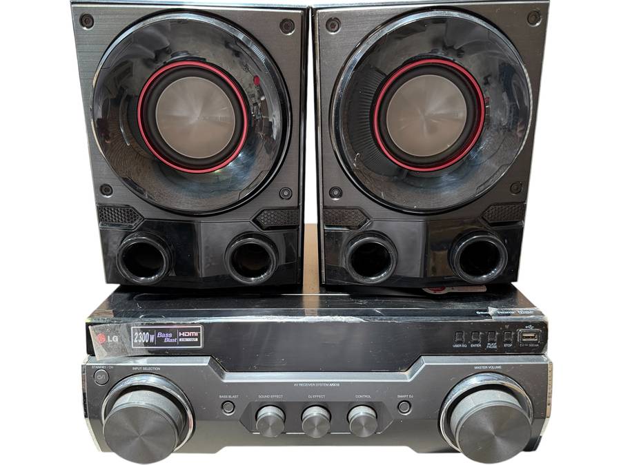 2300W AV Receiver System 2 channel - Sold As Is Not Working