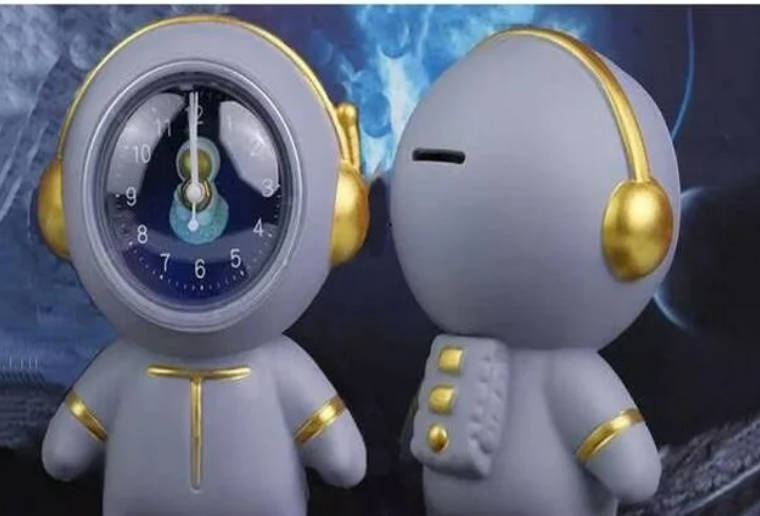 Clock Astronaut Savings Bank Fancy Creative Astronaut Savings Bank