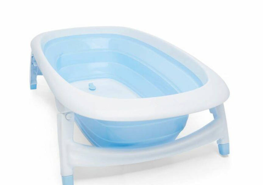 Baby Large Foldable Bathing Tub - Blue