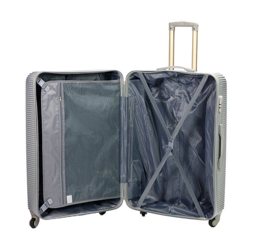 3 Piece Luggage Set - Grey