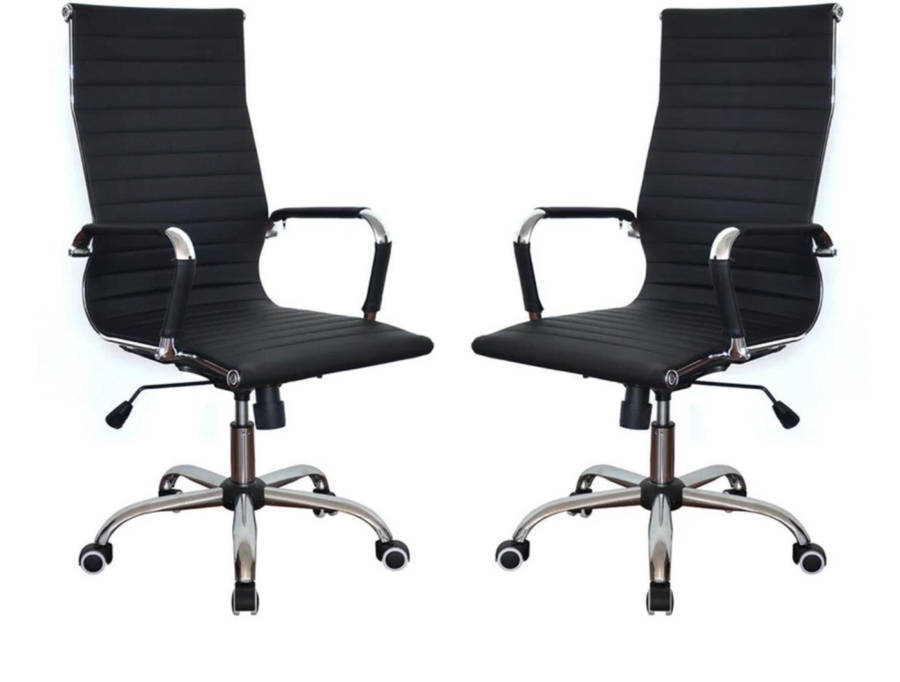 High back office chair in black color by Gen Ems