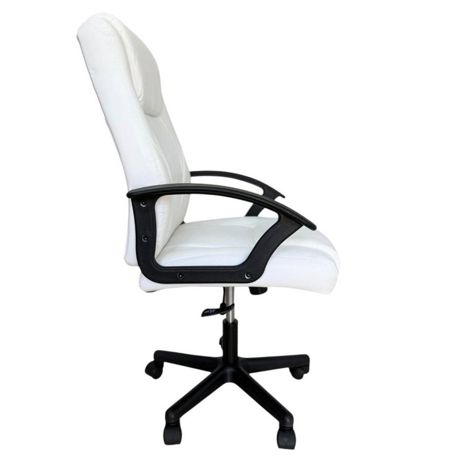 Eay Eay Thing Faux Leather Ergonomic Home Office Chair - White BRAND NEW