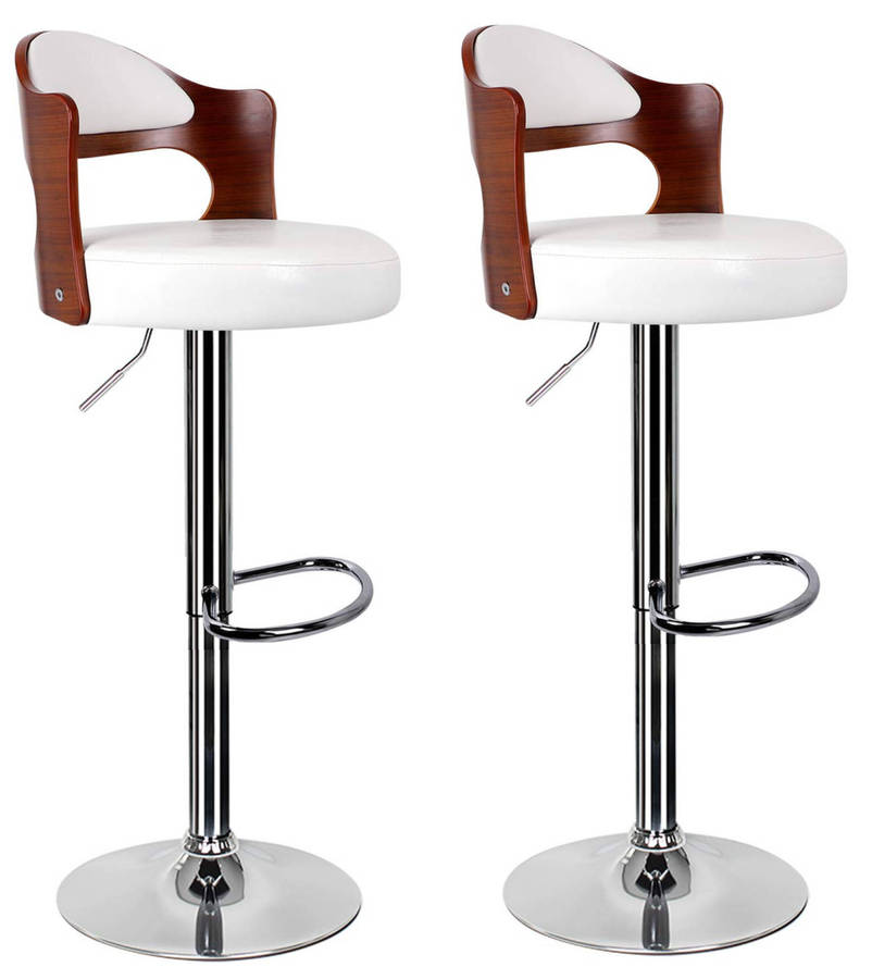 Bar Stools / Kitchen / Swivel Chairs Beige (Cream)/ Brown Colour - 1 PCS NEW