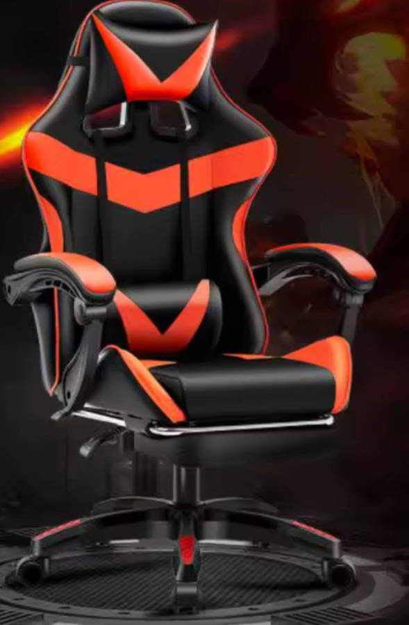 Pagani Ergonomic Office & Gaming Chair with Recline and Adjustable Height - Red