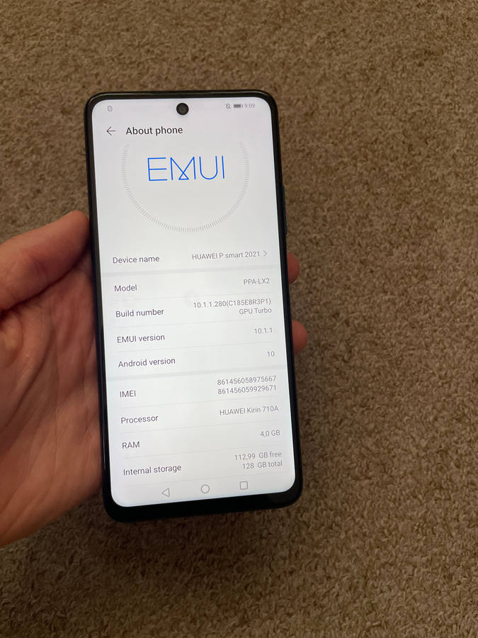 Huawei P smart 2021 128gb 4gb ram dual SIM excellent condition