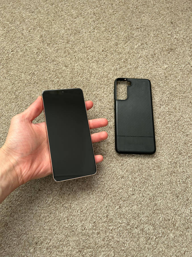 Samsung S21 5G 256gb Dual SIM phantom violet with cover