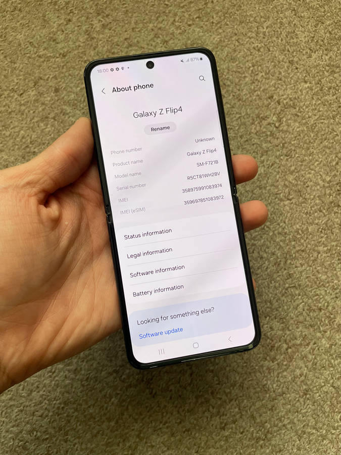 Samsung Z flip 4 5G 256gb 8gb ram Excellent condition