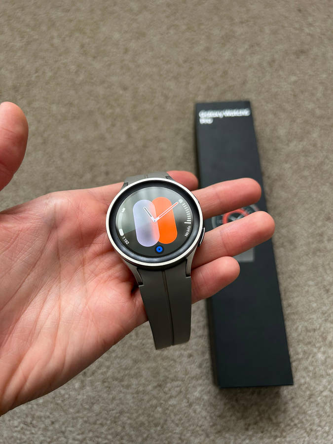 Samsung Galaxy Watch 5 Pro LTE 45mm Titanium Gray with box and charger