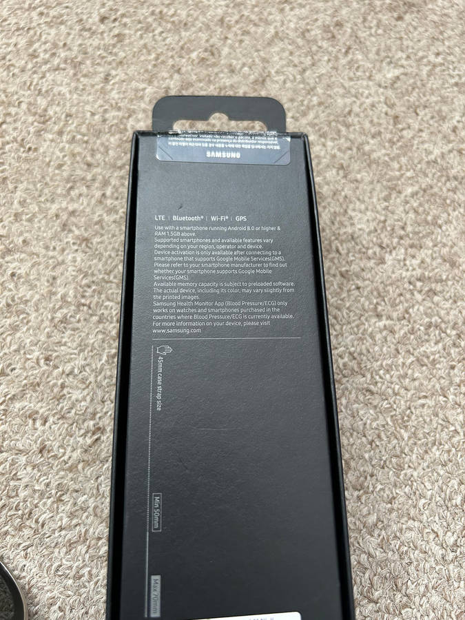 Samsung Galaxy Watch 5 Pro LTE 45mm Titanium Gray with box and charger