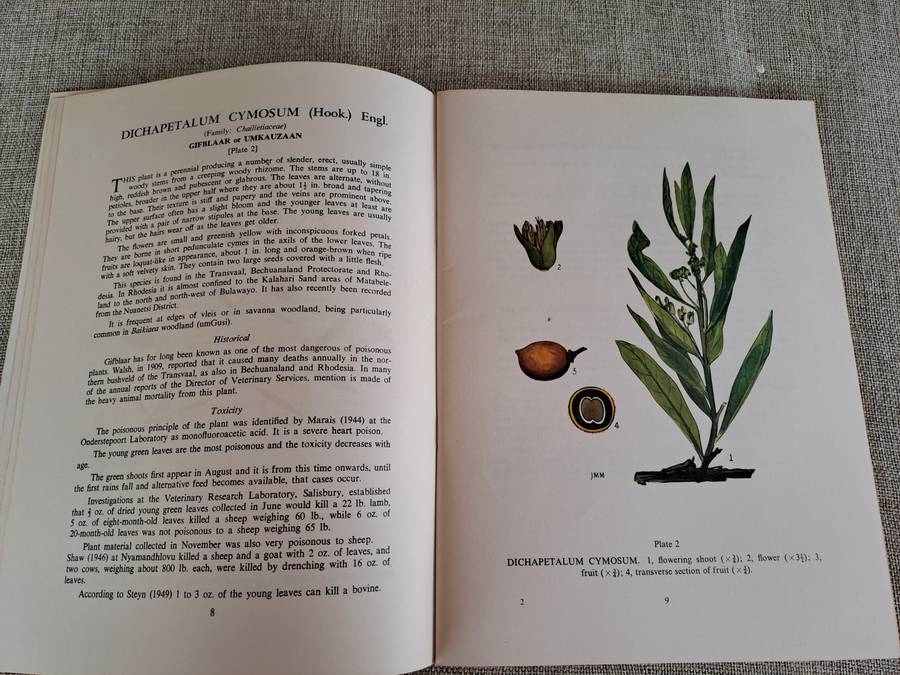 Poisonous Plants of Rhodesia - D.K. Shone & R.B. Drummond