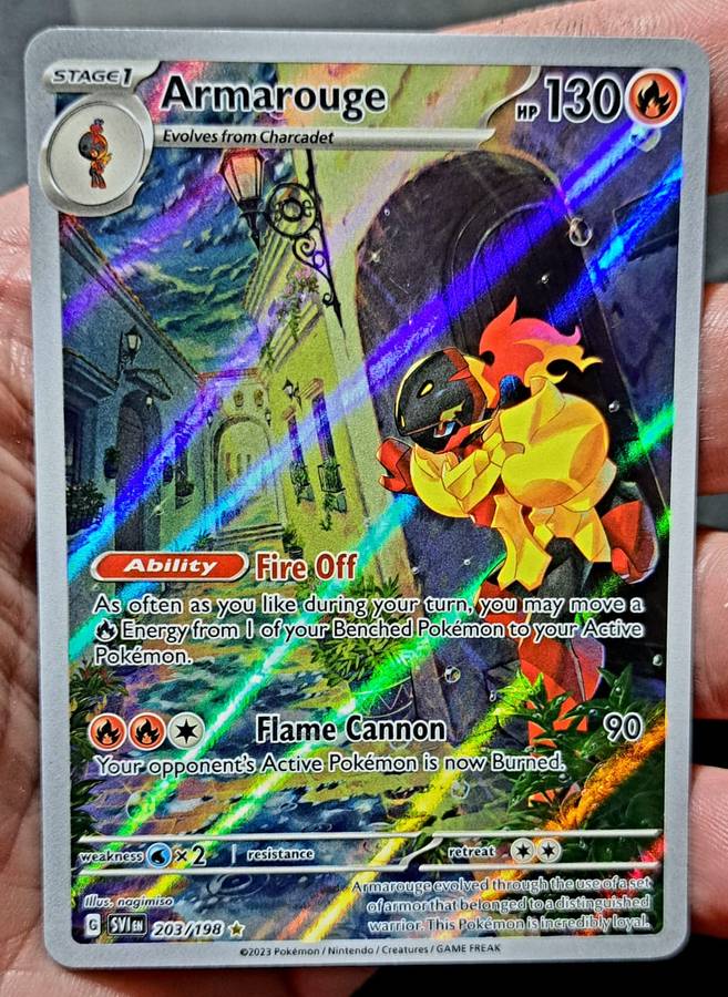 Pokemon Trading Cards - Armarouge (203/198) [Scarlet & Violet: Base Set] - NM