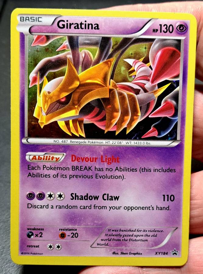Pokemon Trading Cards - Giratina - XY184 - Holo Rare Promo Pokemon XY Promos - VLP