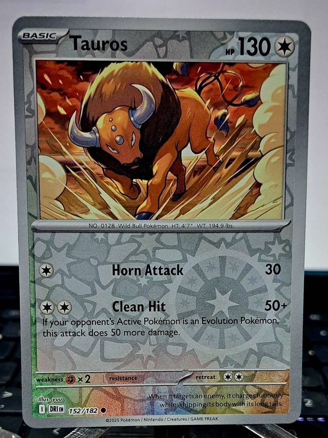 Pokemon Trading Cards - Tauros [Reverse Holo] #152 - Destined Rivals - NM