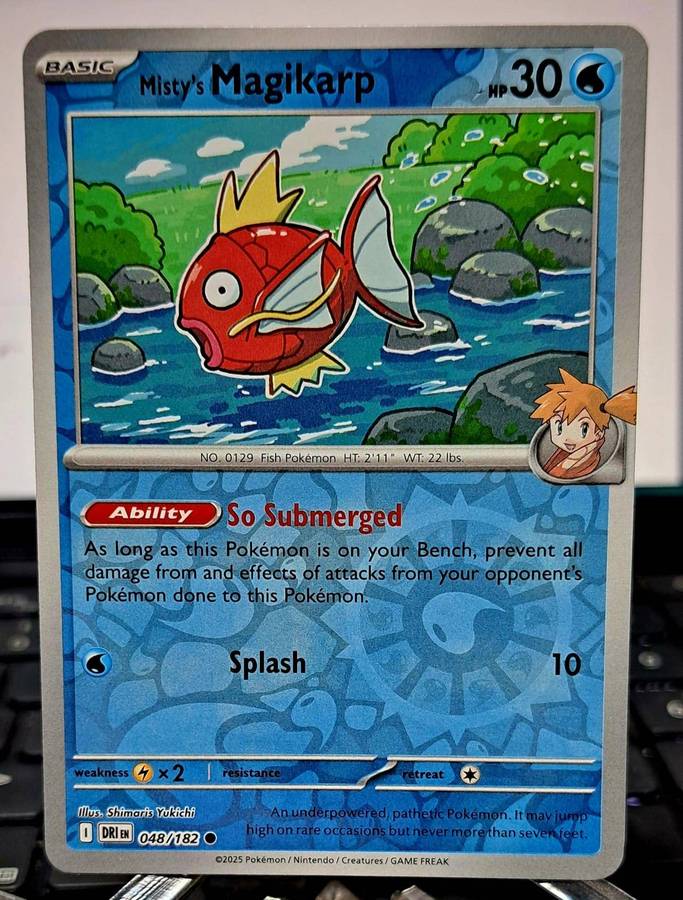 Pokemon Trading Cards - Misty's Magikarp #48  [Reverse Holo] - Destined Rivals - NM