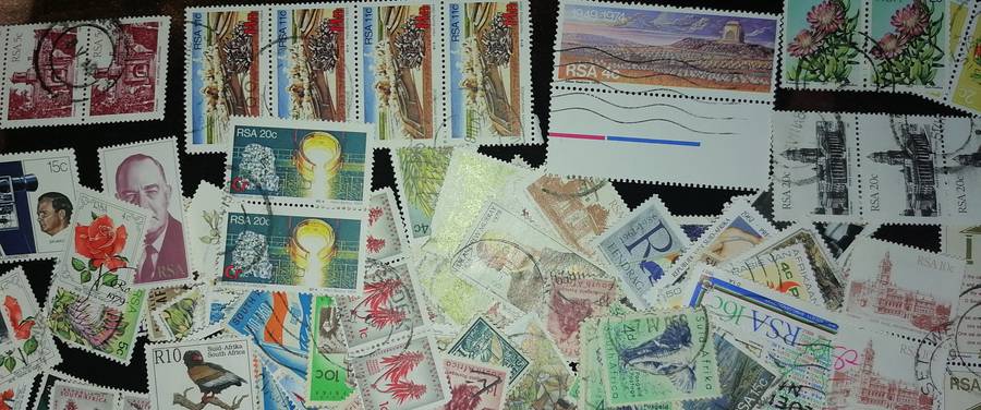 RSA stamps - Nice selection, some mint stamps noted