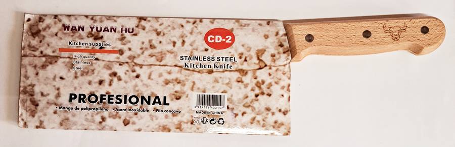 CLEAVER KNIVES SET OF 3 **NEW**