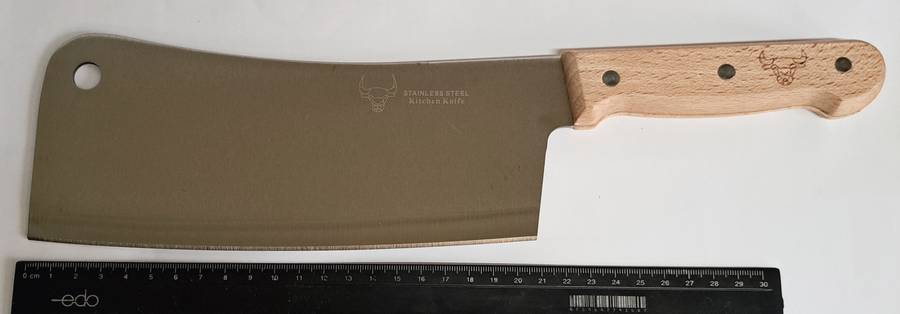 CLEAVER KNIVES SET OF 3 **NEW**