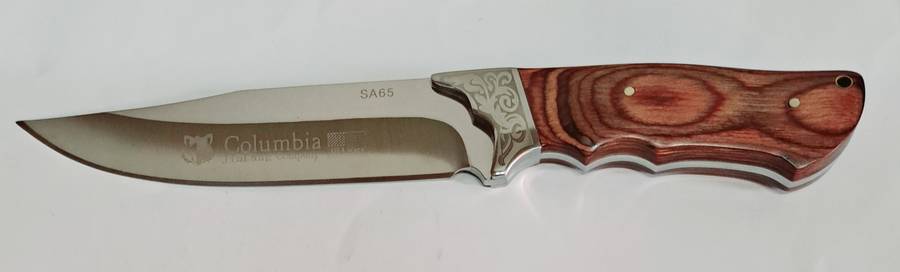 2 Columbia Hunting knives stainless steel outdoor *SA 65 & SA 66**With sheath* 28cm*