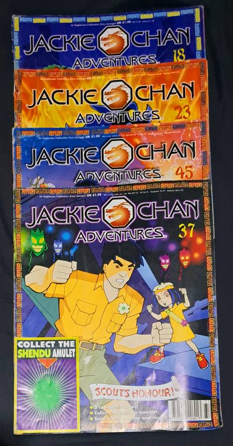 Vintage Jackie Chan Adventures  22 books good condition view all photos .