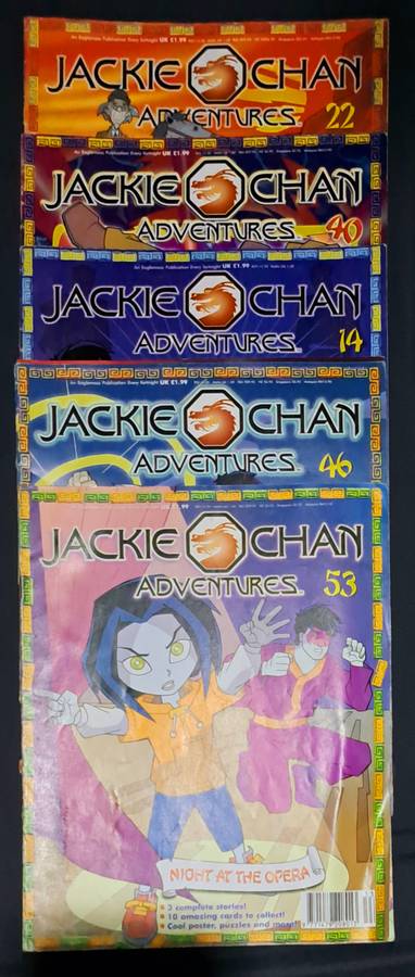 Vintage Jackie Chan Adventures  22 books good condition view all photos .