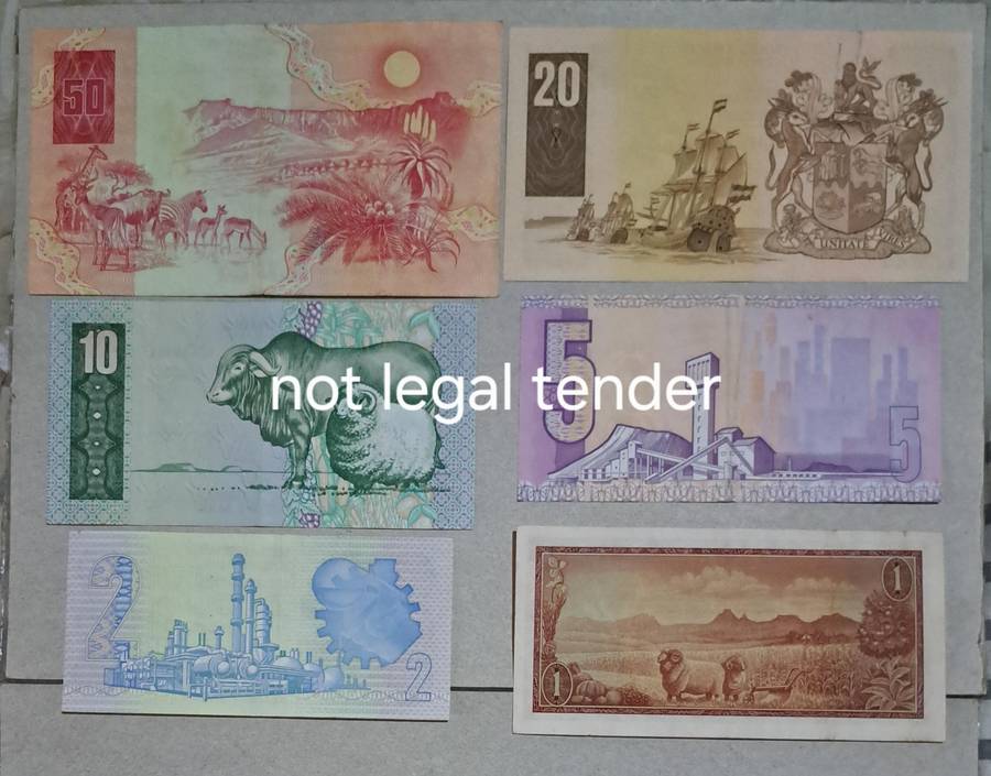 Complete Set  GPC de Kock R50 to R2 / R1 de Jongh // Jan van Riebeeck " Like New "