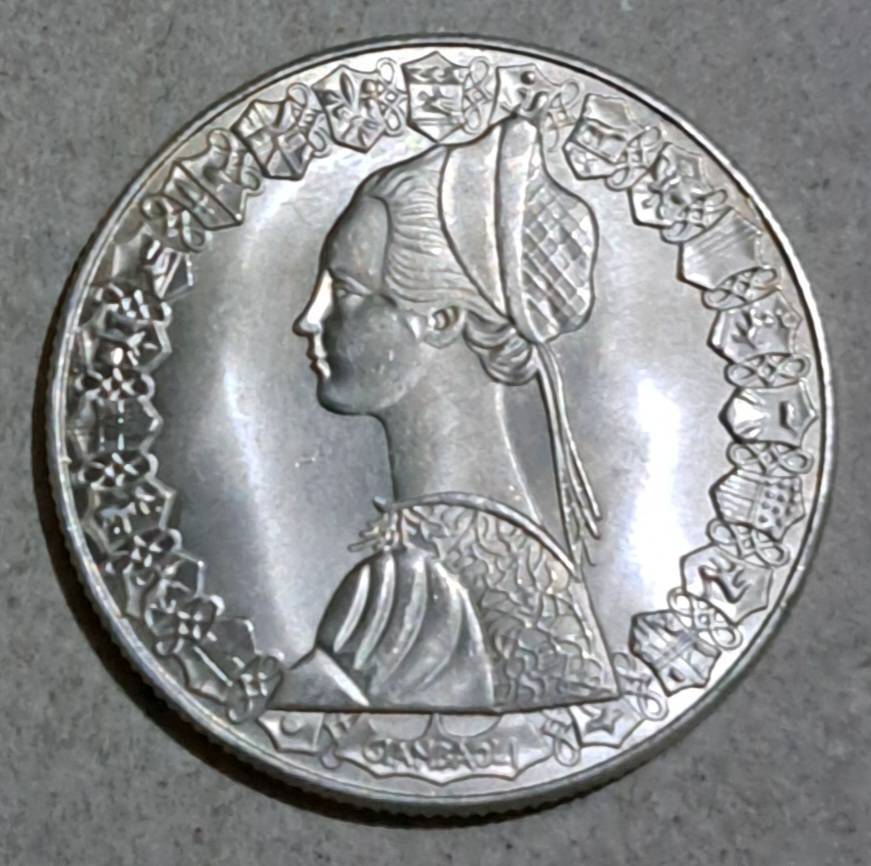 Vintage L,500 Italian Commemorative coin New