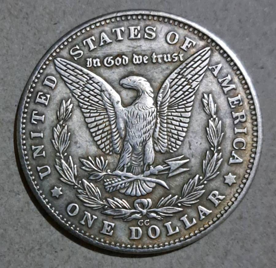 Vintage Inspired One Dollar All-seeing Eye Commemorative coin Crown size coin New