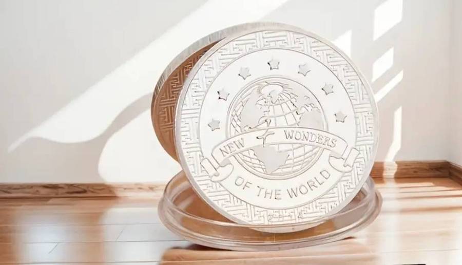 2  Seven Civilizations Cultural Heritage Commemorative Coins New in Capsule.