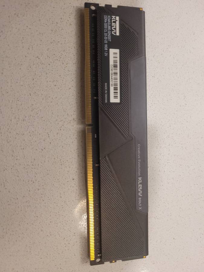 KLEVV 16GB (16GB x 1) 3200MHz DDR4