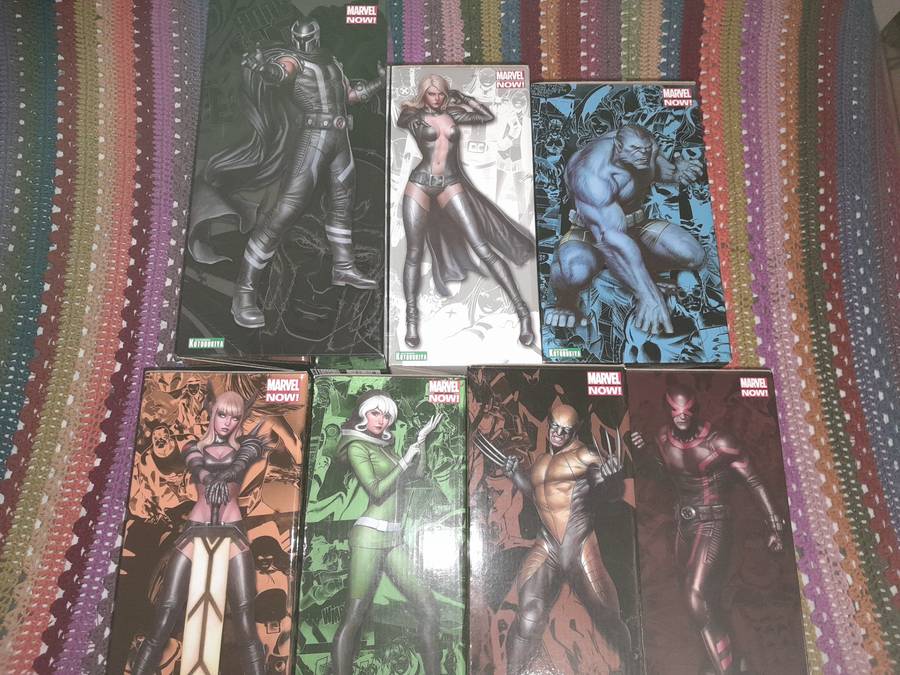 Uncanny X-Men (Complete set of seven) Kotobukiya Arftx+