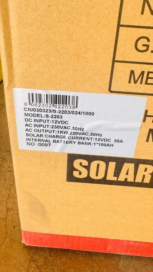 Sun Solar Plug and Play Trolley 1000W S-2203