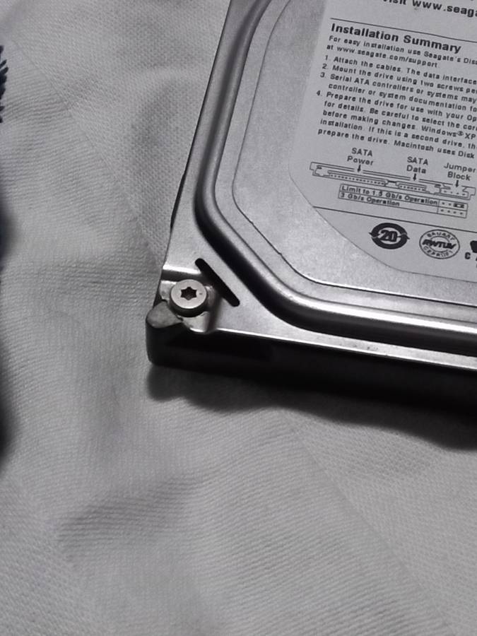 Seagate Barracuda 80 gigabyte hard drive