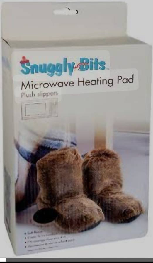 Snuggly bits microwave slippers