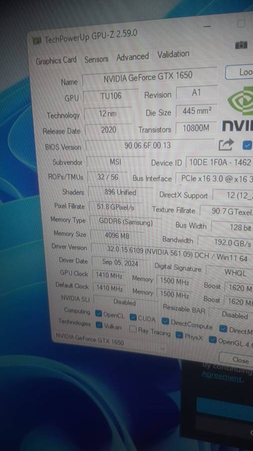 4GB NVIDIA GeForce GTX 1650 Graphics Cards