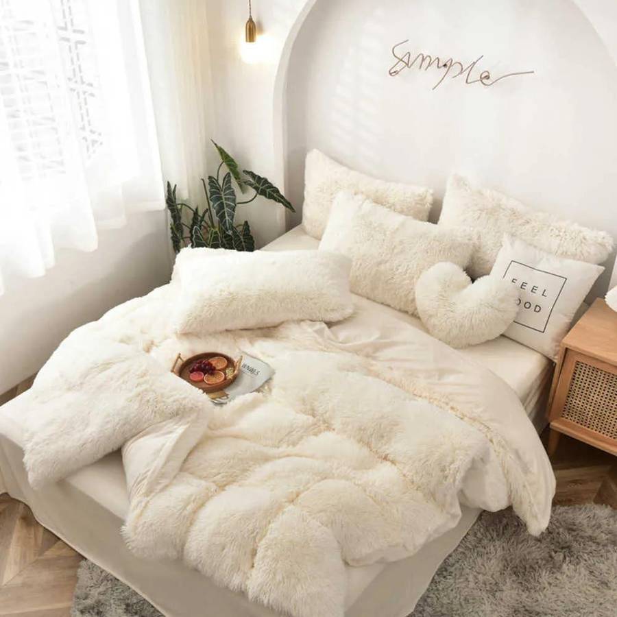 5 Piece Fluffy Tie Dye Comforter