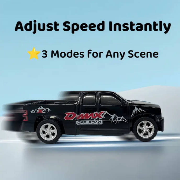 1:64 Alloy Mini RC Car | 2.4G Anti-Interference Multi-Car Racing & 3-Speed Control