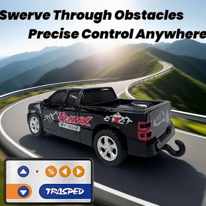 1:64 Alloy Mini RC Car | 2.4G Anti-Interference Multi-Car Racing & 3-Speed Control