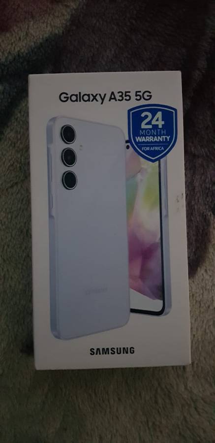 Boxed Samsung A35 5G, Android 14, 6GB Ram, 128GB, Dual Sim, Battery 5000Ahms, All Network unlocked