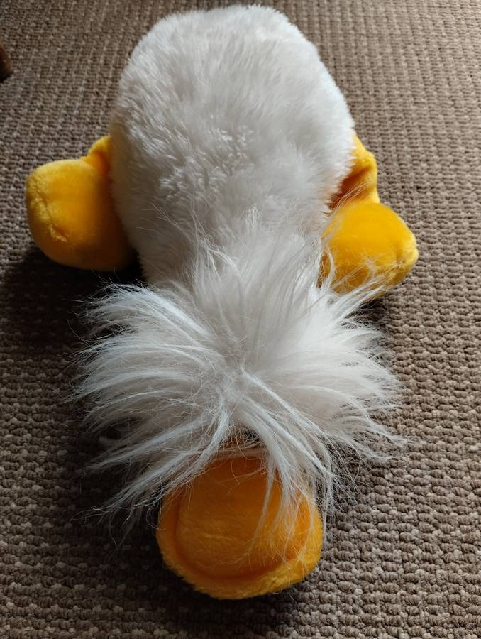 Original Retro Telly Quack plush mascot From the 80s Game Show Telly Fun Quiz