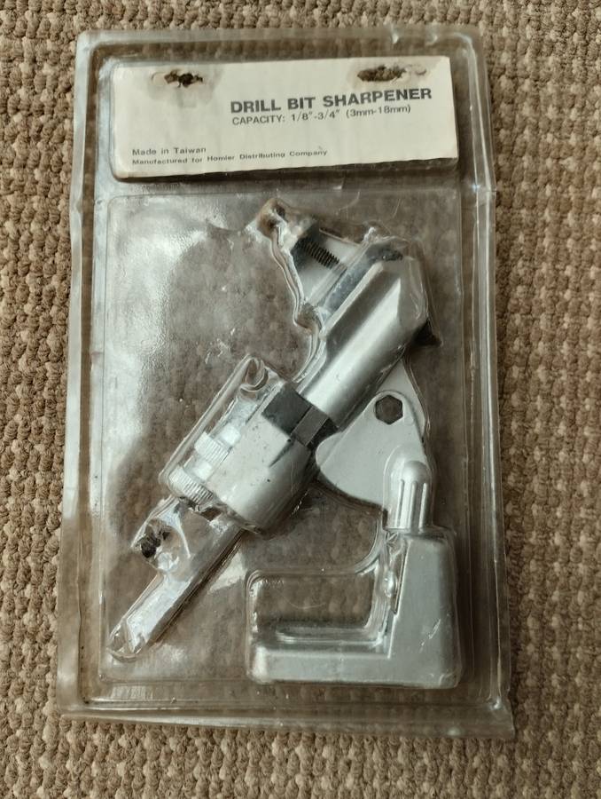Vintage Drill bit sharpener made in Taiwan