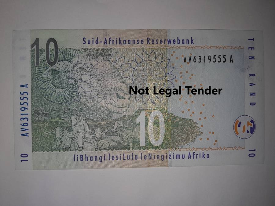 B1 - South Africa RSA R10 Note Gill Marcus Series