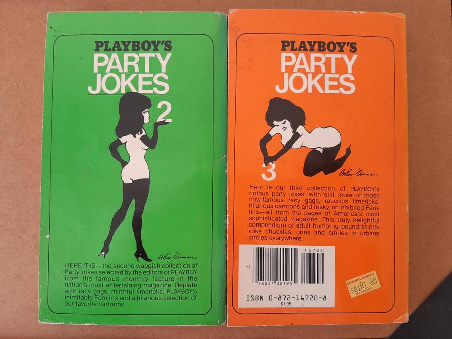 2xVintage Playboy's Party Joke Books - Book 2 And Book 3
