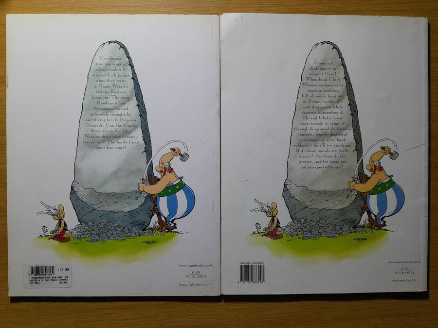 Asterix & Obelix Comic Bundle (The Magic Carpet & The Cauldron)