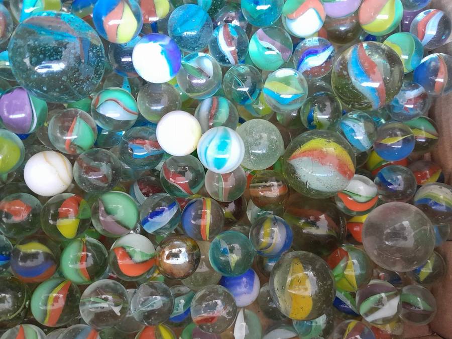 Box of marbles - weighs under 2.6kg