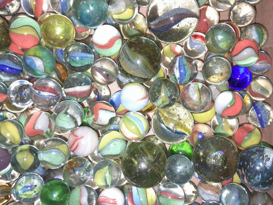 Box of marbles - weighs under 2.6kg