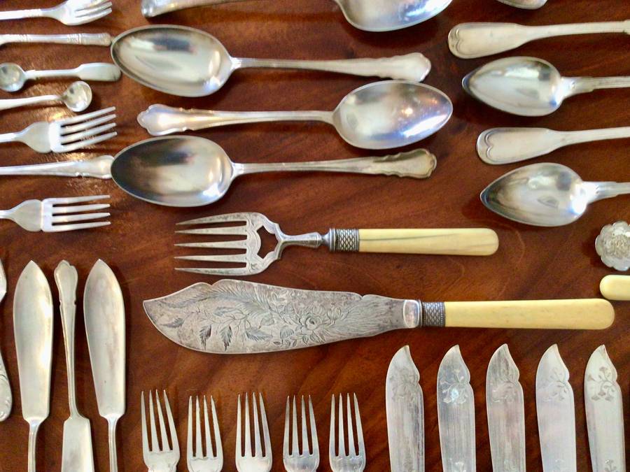Wonderful Vintage Cutlery Collection 56 pieces