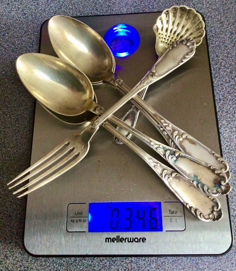 346 Grams of 800 (80%) Silver Cutlery