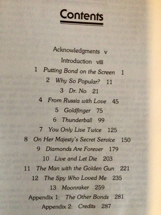 Hardcover Book JAMES BOND IN THE CINEMA by John Brosnan