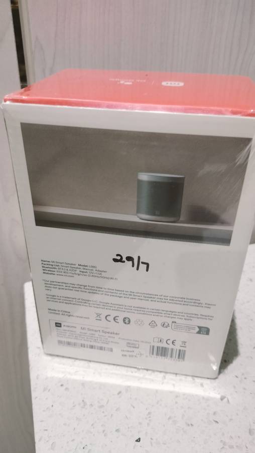 Xiaomi Mi Smart/google  Speaker - White- LIKE NEW -ONLY OPENED TO TEST