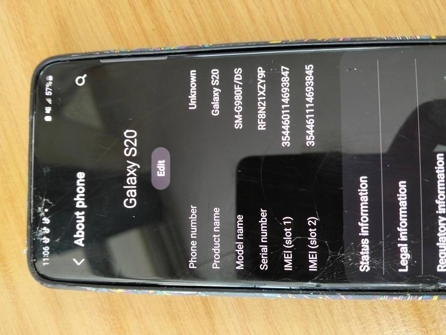 SAMSUNG S20 8 GIG RAM /128 GB ,READ ADD CAREFULLY